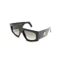 ETRO Pegaso rectangle-frame sunglasses - Black