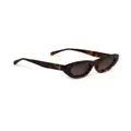 ANINE BING roma cat-eye frame sunglasses - Brown