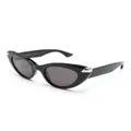 Alexander McQueen Eyewear AM0442S cat-eye sunglasses - Black