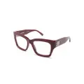 Balenciaga Eyewear BB0325O square-frame glasses - Red