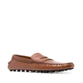 Tod's Gommino Bubble leather driving moccasins - Brown
