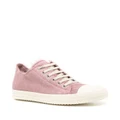 Rick Owens faux-fur lace-up sneakers - Pink