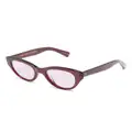 Garrett Leight Dottie cat eye sunglasses - Pink