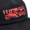 Ferragamo Venna logo-print baseball cap - Black