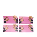 Seletti graphic-print tablemats (set of 4) - Pink