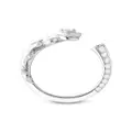 Boucheron 18kt white gold Plume de Paon Small diamond ring - Silver