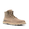 Moncler Peka suede hiking boots - Neutrals