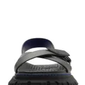 Burberry crossover-straps leather sandals - Black