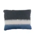 LOEWE logo-patch cushion (50cm x 50cm) - Blue