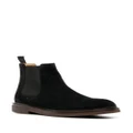 Brunello Cucinelli elasticated-panel chelsea leather boots - Black