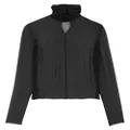 Saint Laurent semi-sheered silk blouse - Black