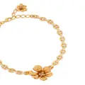 Oscar de la Renta flower-charm crystal-embellished necklace - Gold