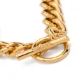 Moschino curb-chain necklace - Gold
