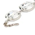 Moschino crystal-embellished bracelet - Silver