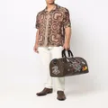 Philip Karto customised Speedy 50 luggage bag - Brown