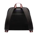 Bally Code leather backpack - Black