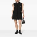 Versace sleeveless knitted minidress - Black