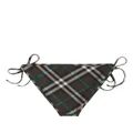Burberry check-pattern bikini bottoms - Brown