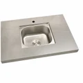 Crossray Benchtop with hole for under-bench sink TCK-SINKTOP-SI