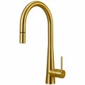 Oliveri Essente Goose Neck Pull Out Mixer Tap Gold SS2525-AU