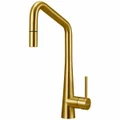 Oliveri Essente Square Neck Pull Out Mixer Tap Gold SS2575-AU