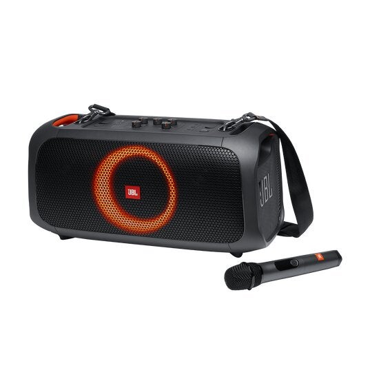 JBL PartyBox On-The-Go Portable Speaker with Lights and Wireless Mic JBLPARTYBOXOTGAS2