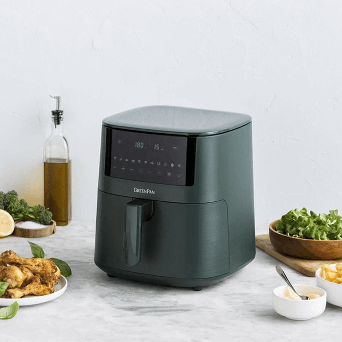 GreenPan Bistro XXL Air Fryer Pine Green CC009007