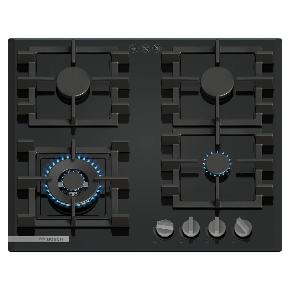 Bosch Series 4 60cm Gas Cooktop with Wok Burner PNK6B6K40A