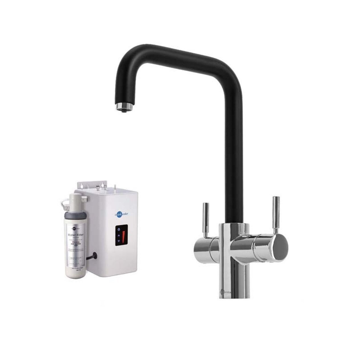Insinkerator MultiTap Uso Multi-Function Mixer Tap System - Black MTUSO-JB