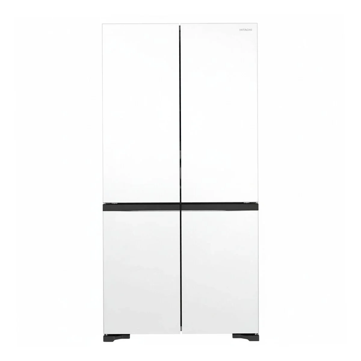 Hitachi 638L 4 Door French Door Fridge Glass Matte White RWB640VT0XMGW