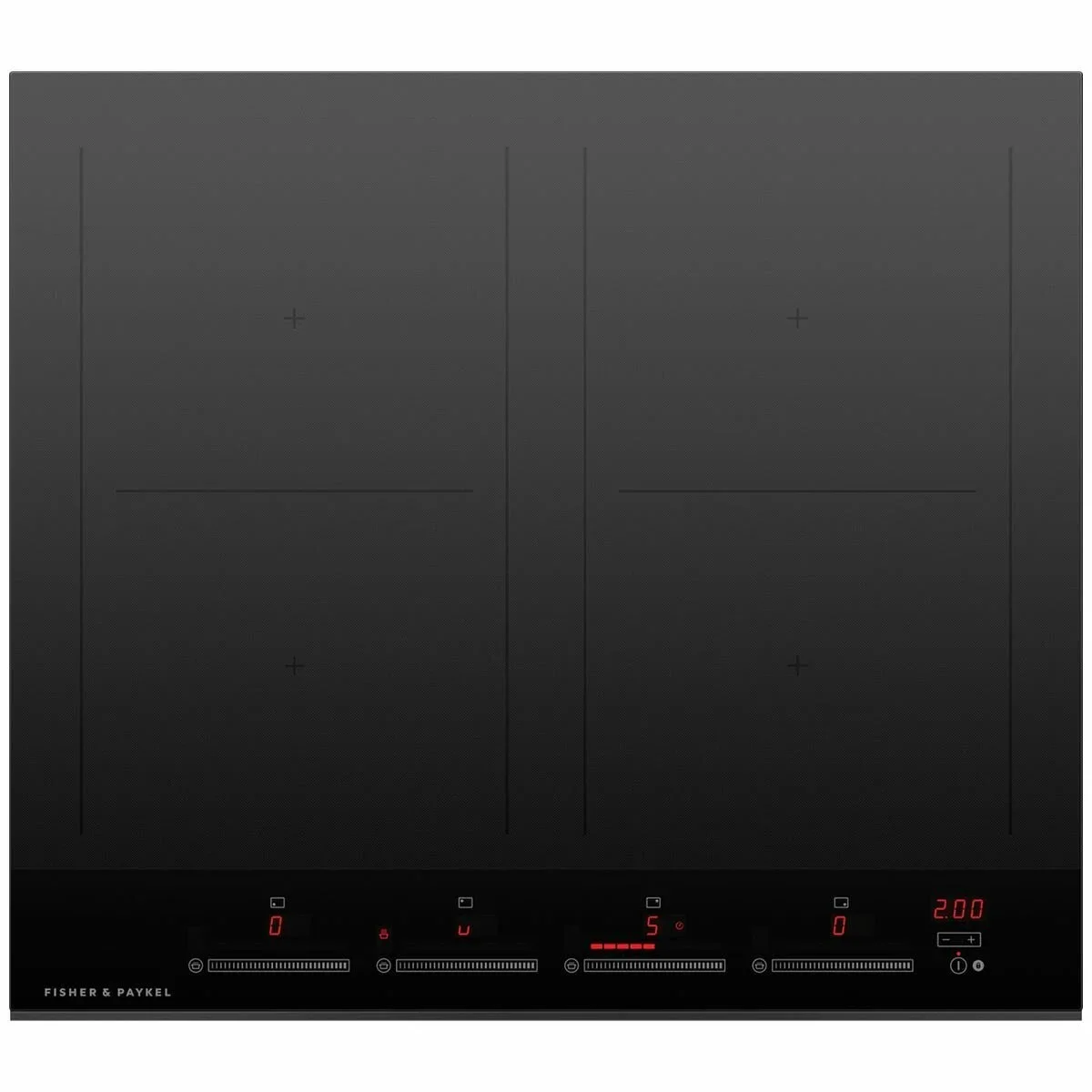 Fisher & Paykel Series 7 60cm Induction Cooktop Black Glass CI604DTB4