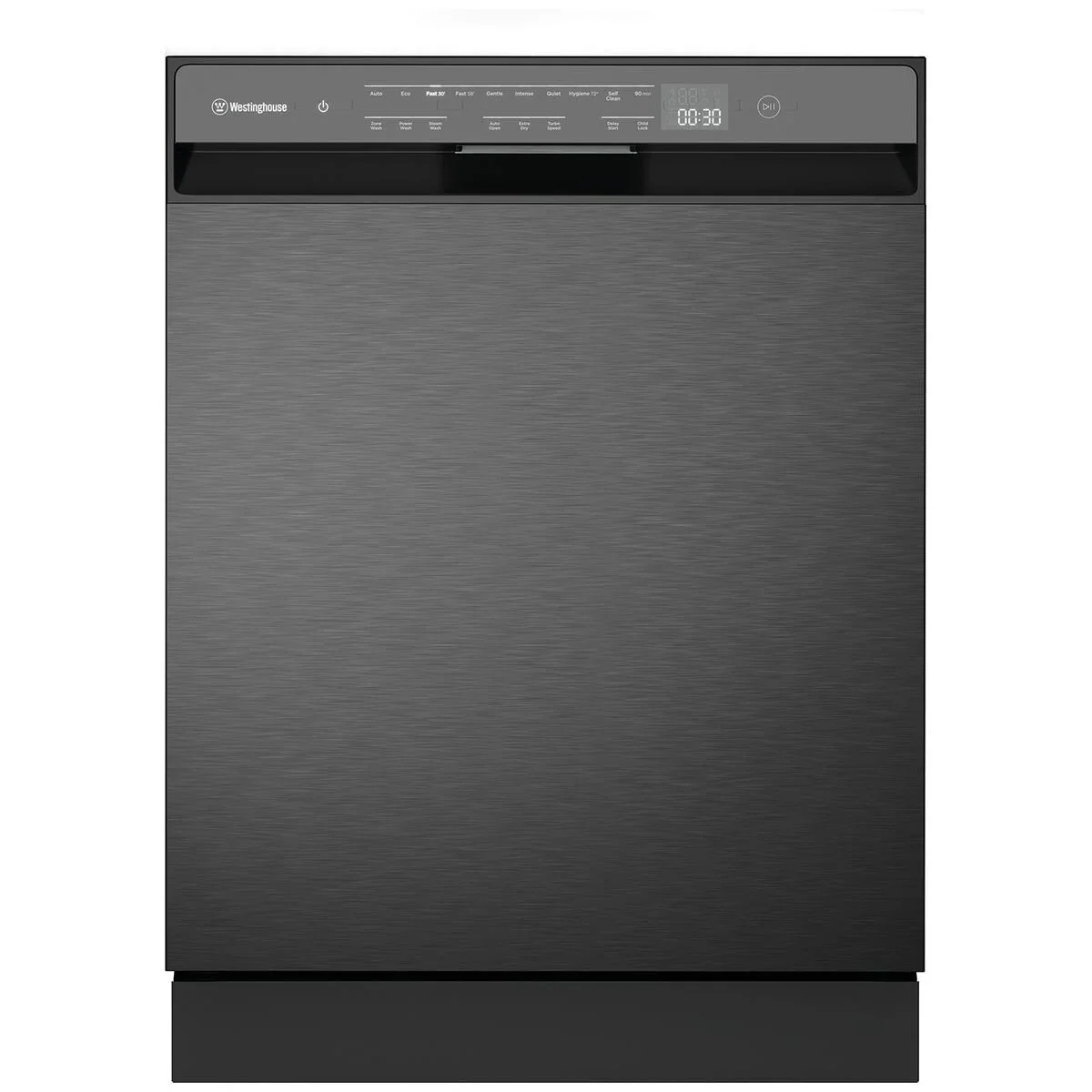 Westinghouse 60cm Dark Stainless Steel Underbench Dishwasher WSU6608KXC