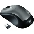 Logitech M235 Wireless Mouse with Compact Contoured Design - Grey