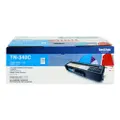 Brother TN-340C Colour Laser Toner Cartridge - Standard Yield Cyan