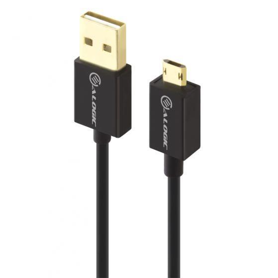 Alogic EasyPlug 2m Reversible USB to Reversible Micro USB-Charge & Sync Cable