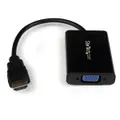 Startech HDMI to VGA Adapter With Audio - HDMI Converter Male to VGA Female