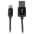 Startech 1m 3ft Black Apple 8-pin Lightning to USB-Cable