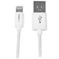 StarTech USB to Lighting Cable - Apple Mfi Certified 1m(3 ft.) White
