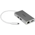 Startech USB-C Multiport Adapter With Power Delivery 4K/HDMI/GbE/USB 3.0 - Silver
