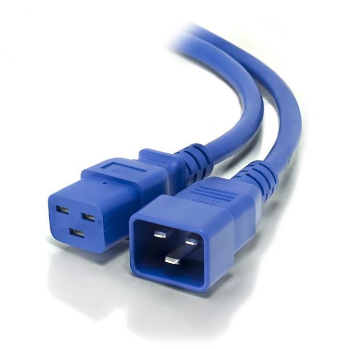 Alogic 1m IEC C19 to IEC C20 Power Extension Cable Male to Female Cable Blue