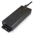 VROVA 10-Port USB-Charger with Smart Charge - 10 x 2.4A Outputs (100W) - Aluminium Body