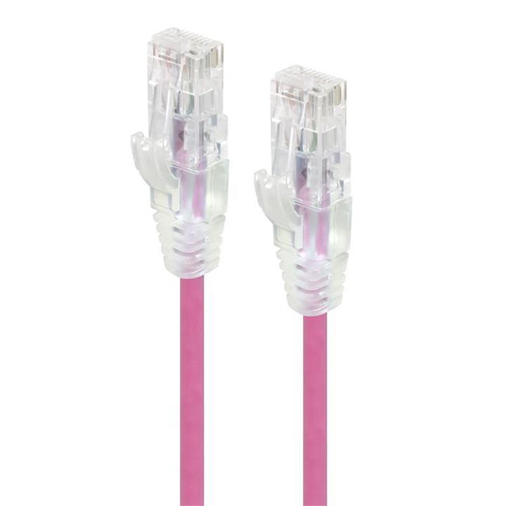 Alogic 3m Pink Ultra Slim Cat6 Network Cable - Series Alpha
