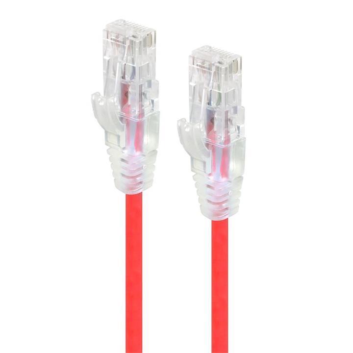 Alogic 3m Red Ultra Slim Cat6 Network Cable - Series Alpha