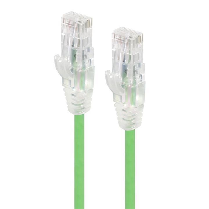 Alogic 5m Green Ultra Slim Cat6 Network Cable - Series Alpha