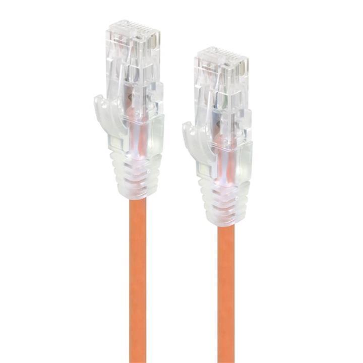 Alogic 5m Orange Ultra Slim Cat6 Network Cable - Series Alph