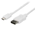 Startech 6ft USB-C to DisplayPort Cable - USB-C to DisplayPort Adapter - White