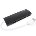 Simplecom CH309 4-Port USB 3.0 Ultra Slim Aluminium Hub - Black