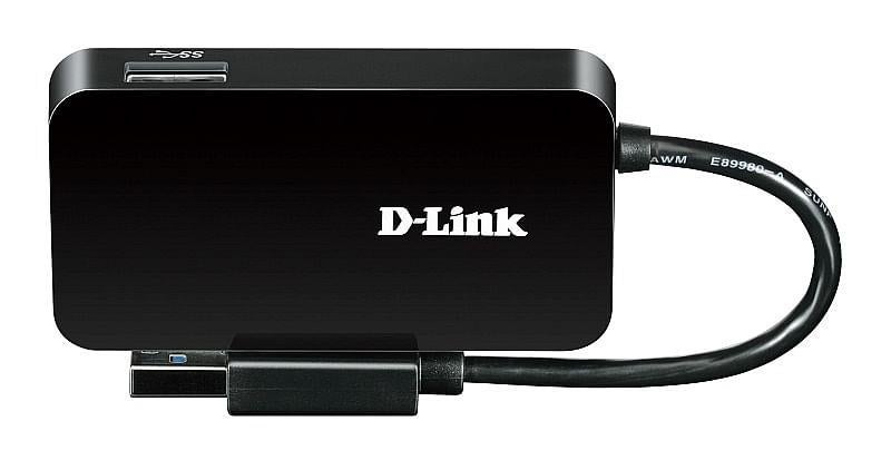 D-Link 4-Port SuperSpeed USB 3.0 Portable Hub