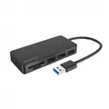 Simplecom 3-Port USB 3.0 Hub + SD Card Reader Black