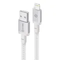 Alogic Prime Lightning to USB-Charge And Sync Cable - 3m Silver (Apple Certified under MFi)